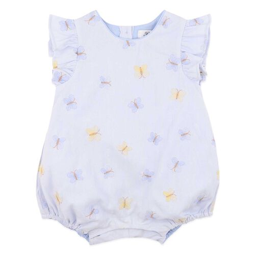 B&eacute;b&eacute; Libby Embroidered Butterfly Romper
